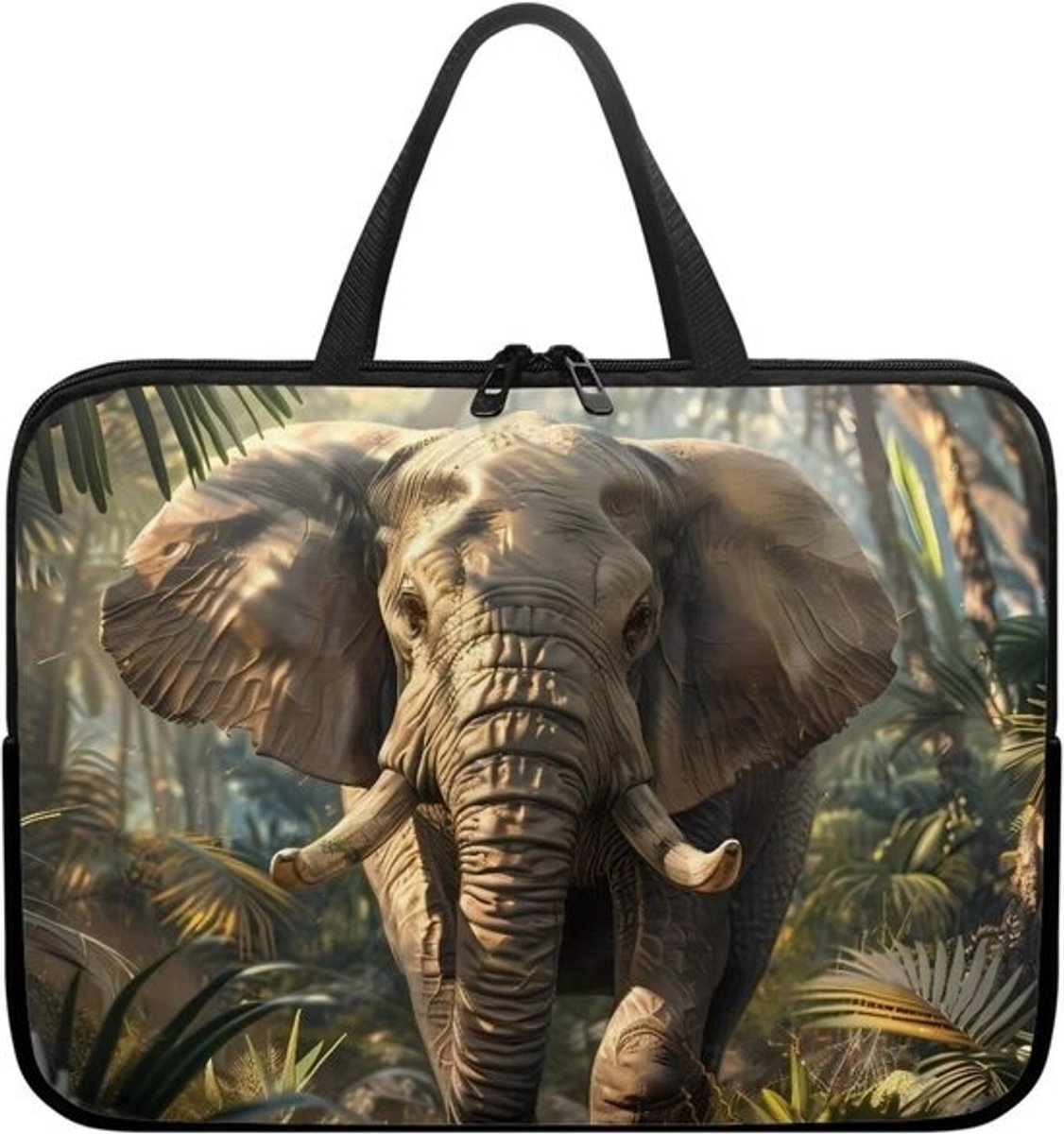 Laptop Case Draagtas voor Reizen Studie Werk met Handvat