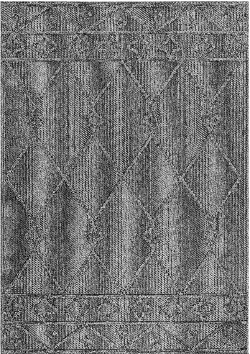 Dutch XXL Scandinavisch Vloerkleed | Tapijt | Patara | Grafisch | Grijs | 200x290 cm
