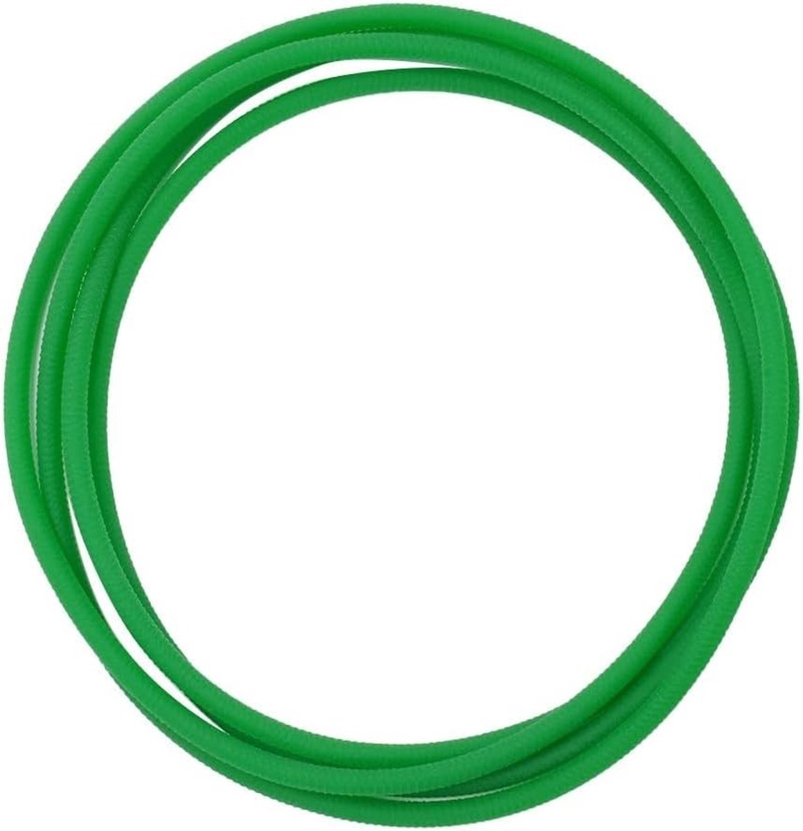 Vervangende ronde riem voor fietstrainer, 5 mm dik, 185 cm omtrek, groene fietsaccessoires voor optimale training