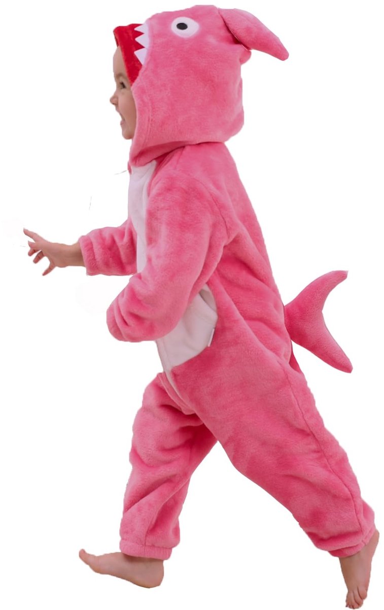 Dinosauruskostuum voor Kinderen - Flanel Romper Groen