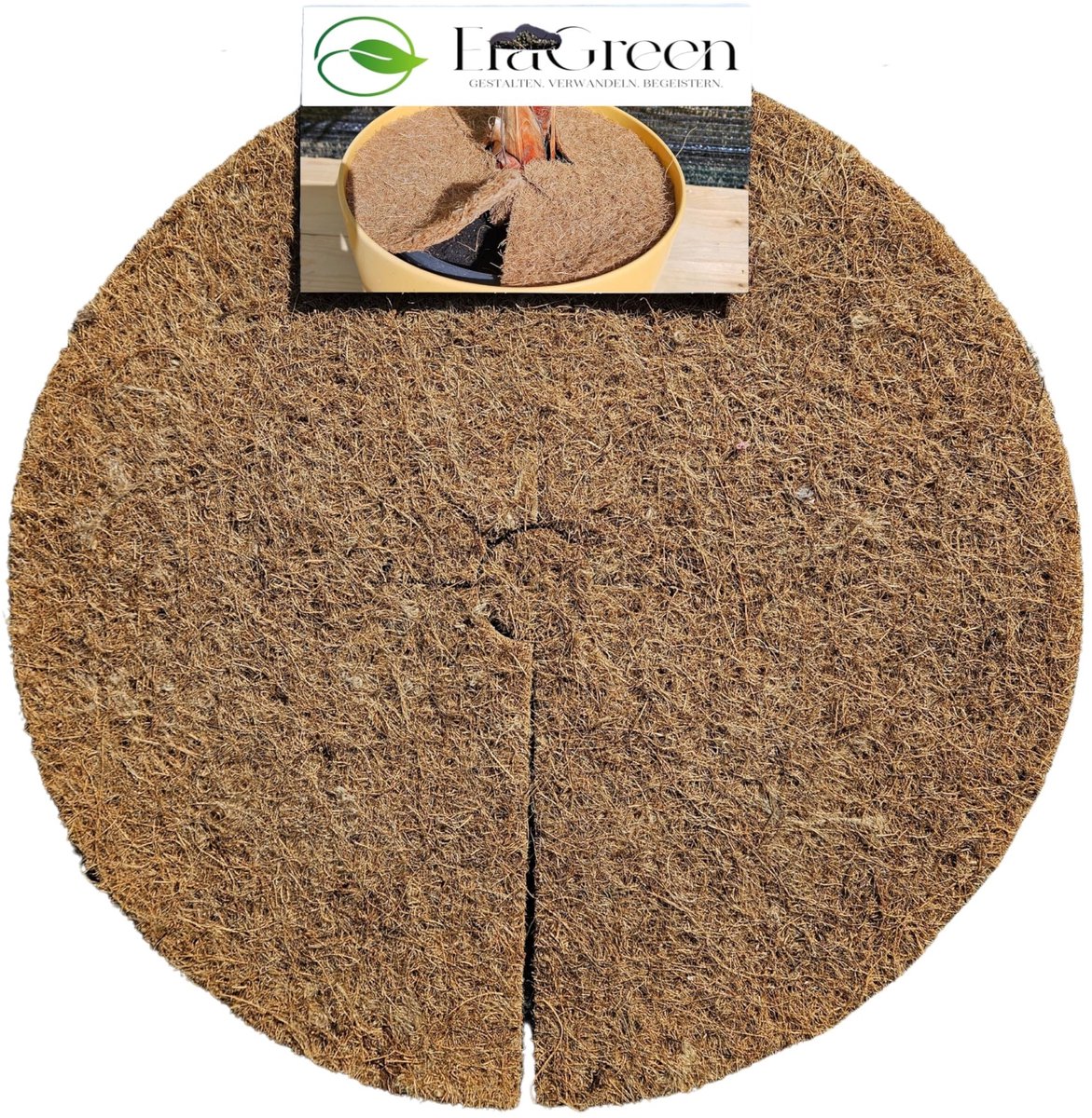 Kokosmat - Diameter 60 cm - Bescherming voor planten tegen kou