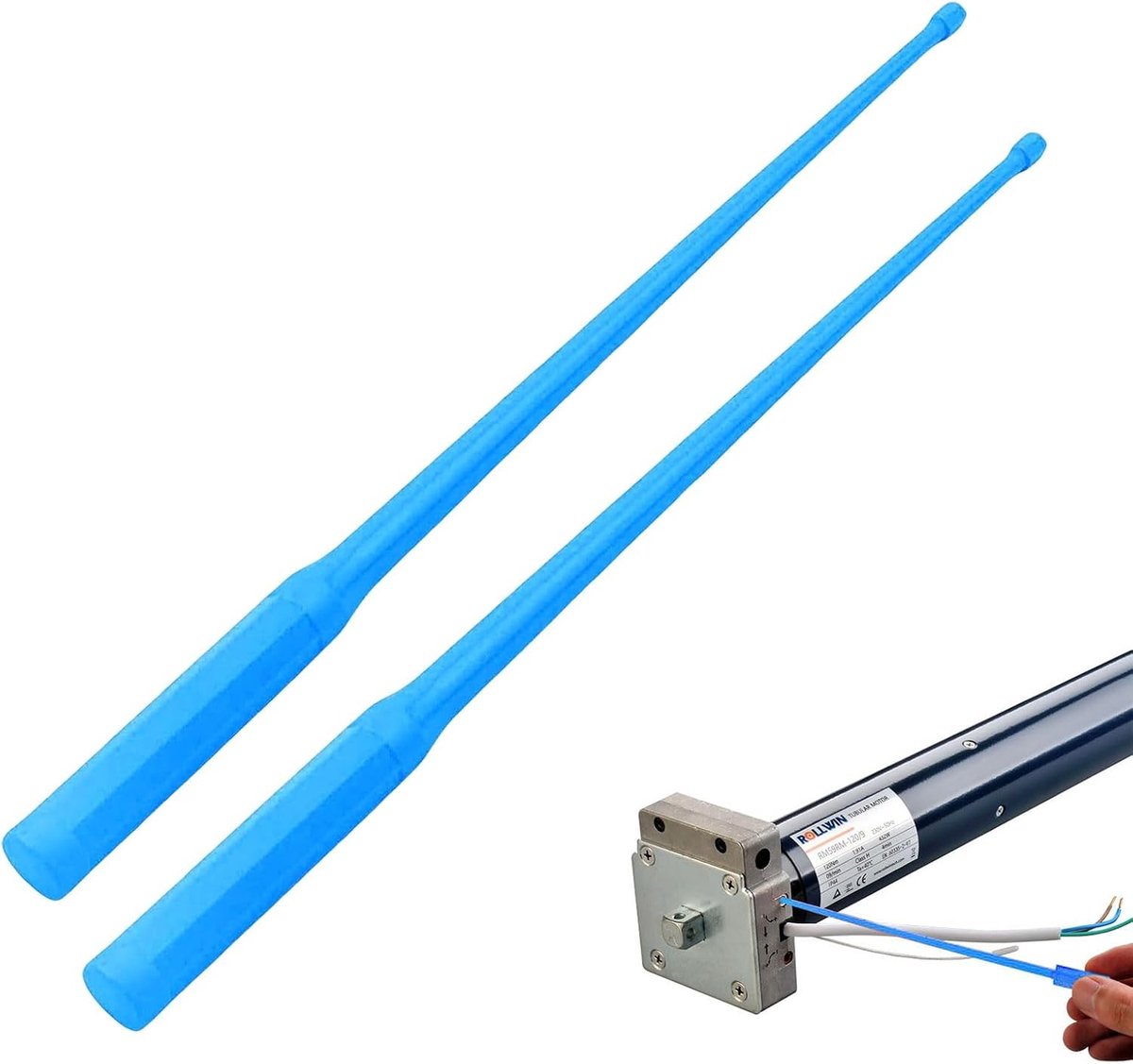 Verstelgereedschap voor Rolshutters, 2 Stuks Instelstiften voor Rolmotoren, Shutter Afstelling en Raamverstelling Tool