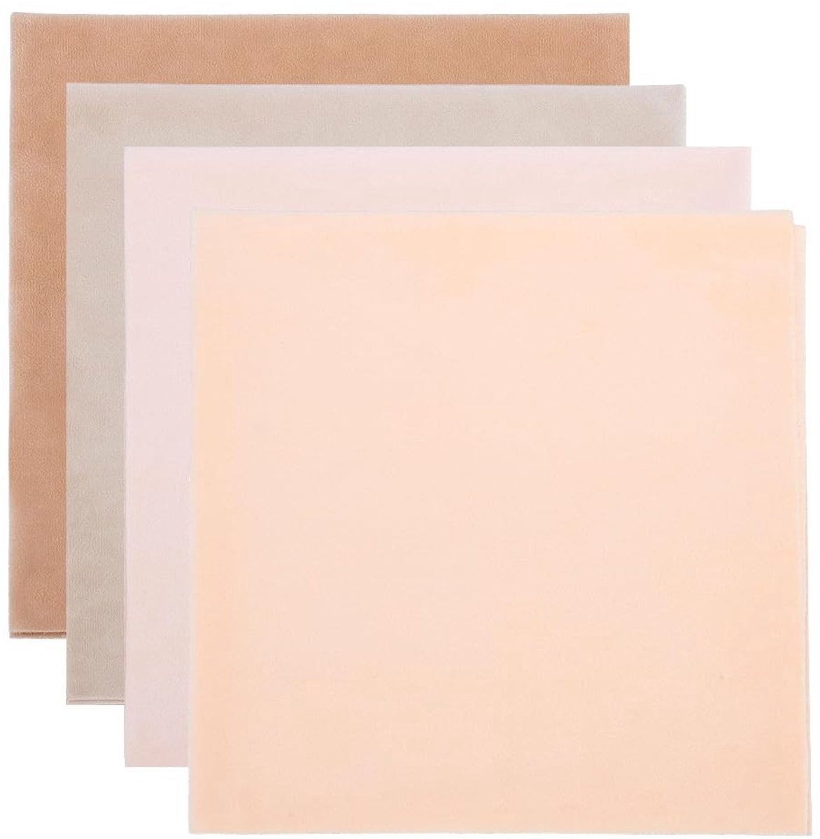 4 Stuks Pluche Poppen Maken Stof - Lichtgewicht en Zacht