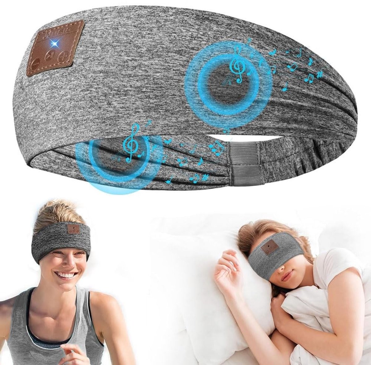 Slaapmasker met hoofdtelefoon - Ideaal voor rust en ontspanning