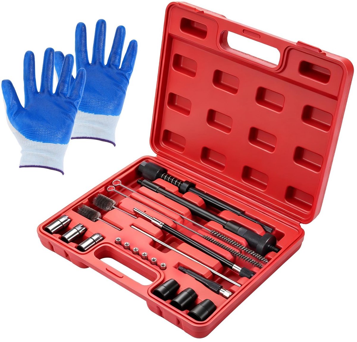 21-Delige Reinigings- en Reparatieset voor Injectorhouder