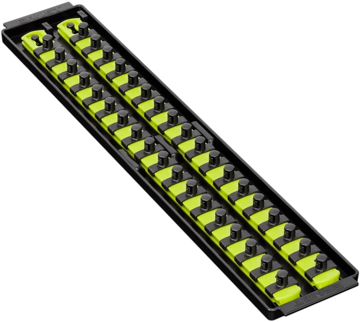 Organizer voor 19 Inch Socket Boss - 2-tracks, 3/8-Inch Drive, hoog zichtbaar
