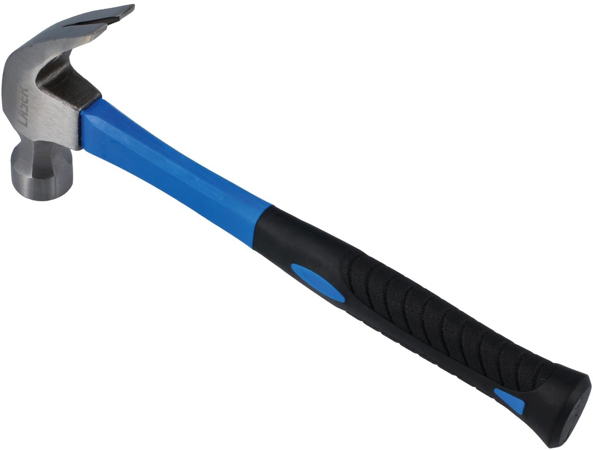 Klauwhamer 20 oz - Ergonomische Handgreep - Blauw