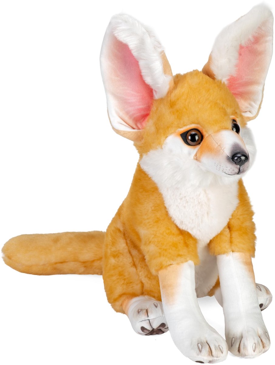 Fennec Vos Knuffeldier - 33 cm van Gerecyclede Materialen