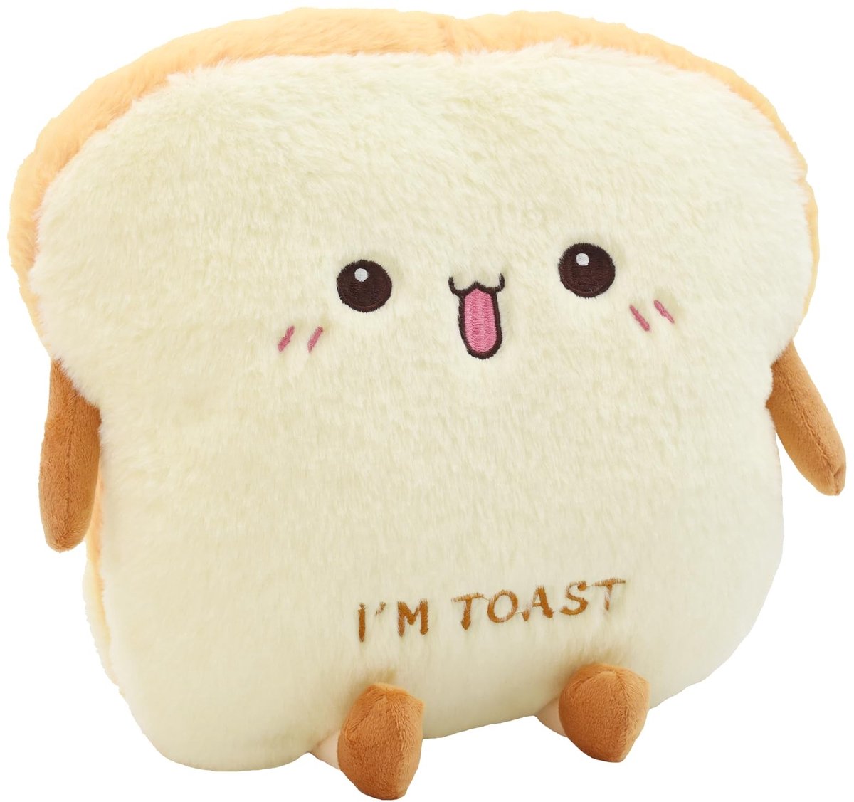 Toast Brood Kussen - Zacht Pluche 40 cm