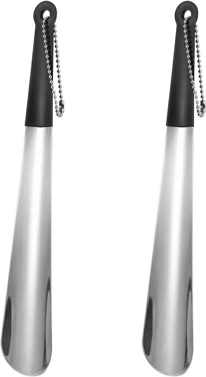 Praktische lange schoenlepel van 30 cm - Ergonomische schoenhaak voor moeiteloos aantrekken zonder bukken - Ideaal voor thuis en op reis
