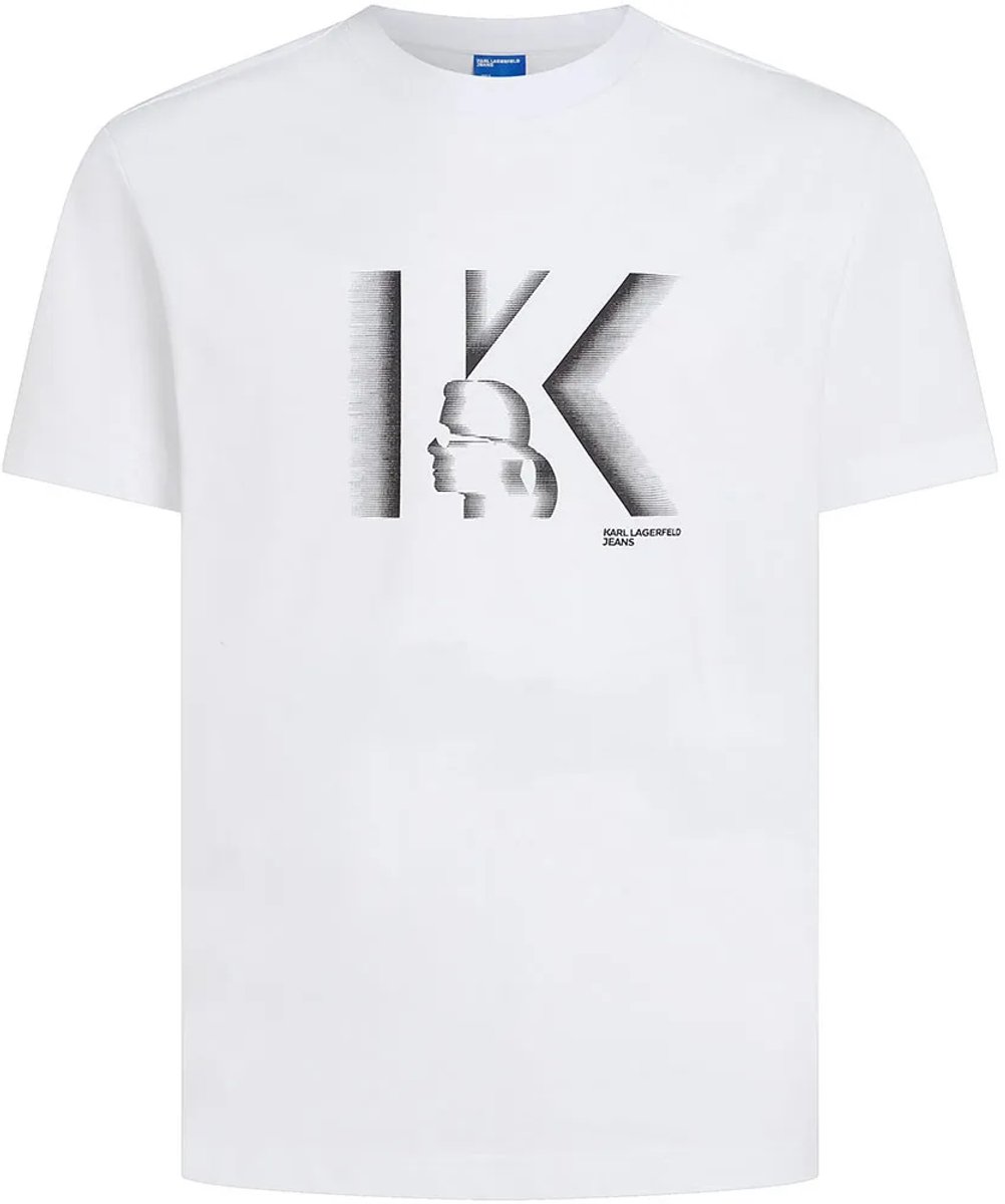 Karl Lagerfeld Jeans B4m17026 T-shirt Met Korte Mouwen Wit M Man