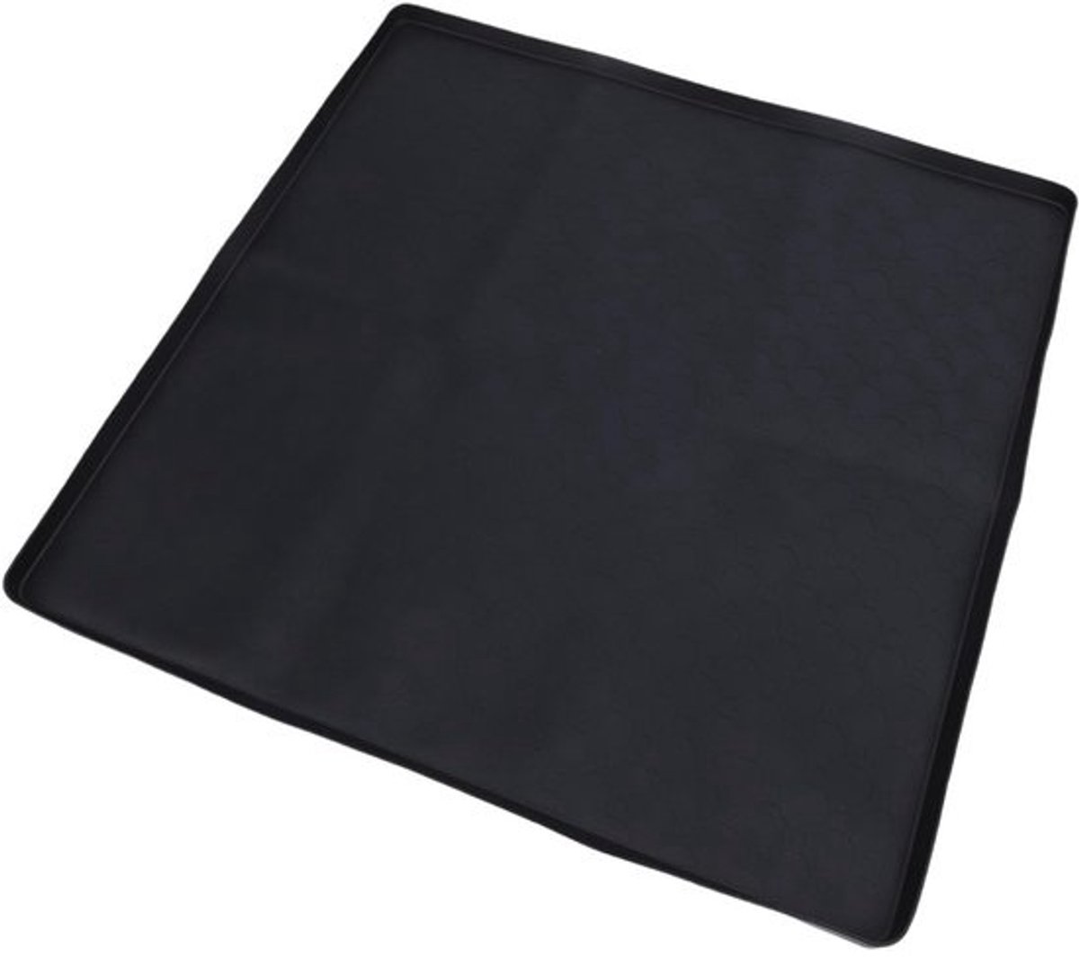 Koelkast Lekbak - Apparaatmat - Vloer Beschermen - Verhoogde Randen - 50x50cm - Zwart