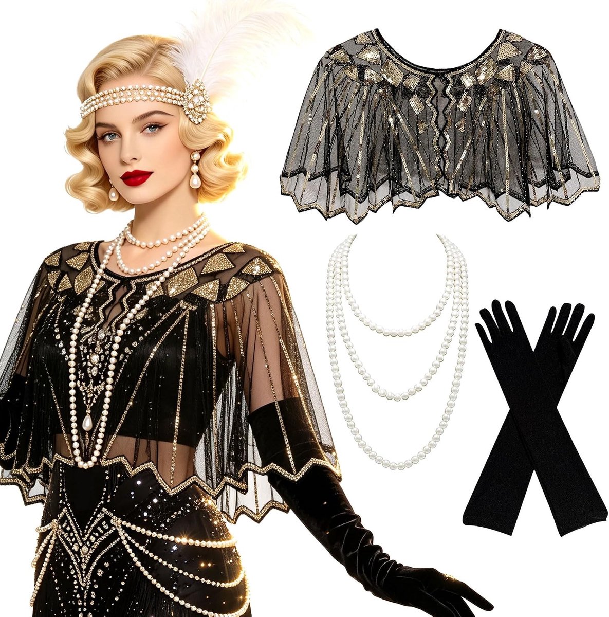 Stijlvolle sequin sjaals voor dames, perfect voor feestelijke gelegenheden en modebewuste outfits