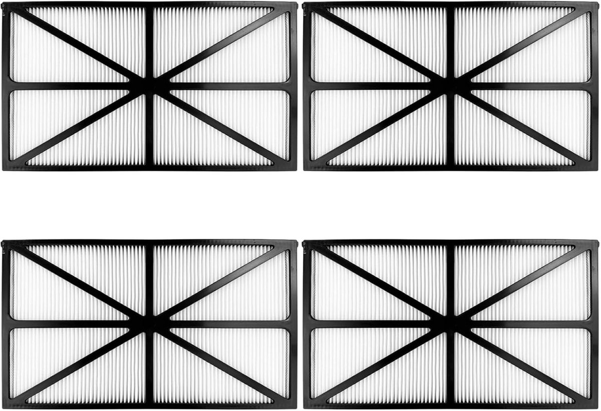 Set van 4 Ultra-Fijne Wasbare Cartridge Filters voor Robotstofzuiger en Zwembadfilter, Ideaal voor Efficiënte Waterfiltratie en Onderhoud