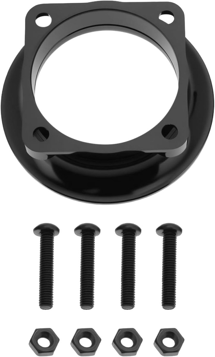 Koelventilator Cover 3010 met schroeven voor 30 mm × 30 mm motor compatibel met Sakura HSP HPI Axial Traxxa-s 1/8 1/10 1/12 (zwart)
