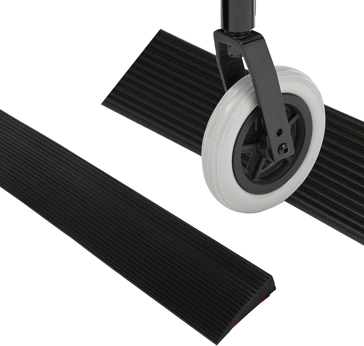 8 x 3 cm x 90 cm, oprijhelling, deurdrempel, rolstoelhelling, tot 800 kg belastbaar voor robotstofzuigers, rolstoelen, kinderwagen, rollator, e-scooter