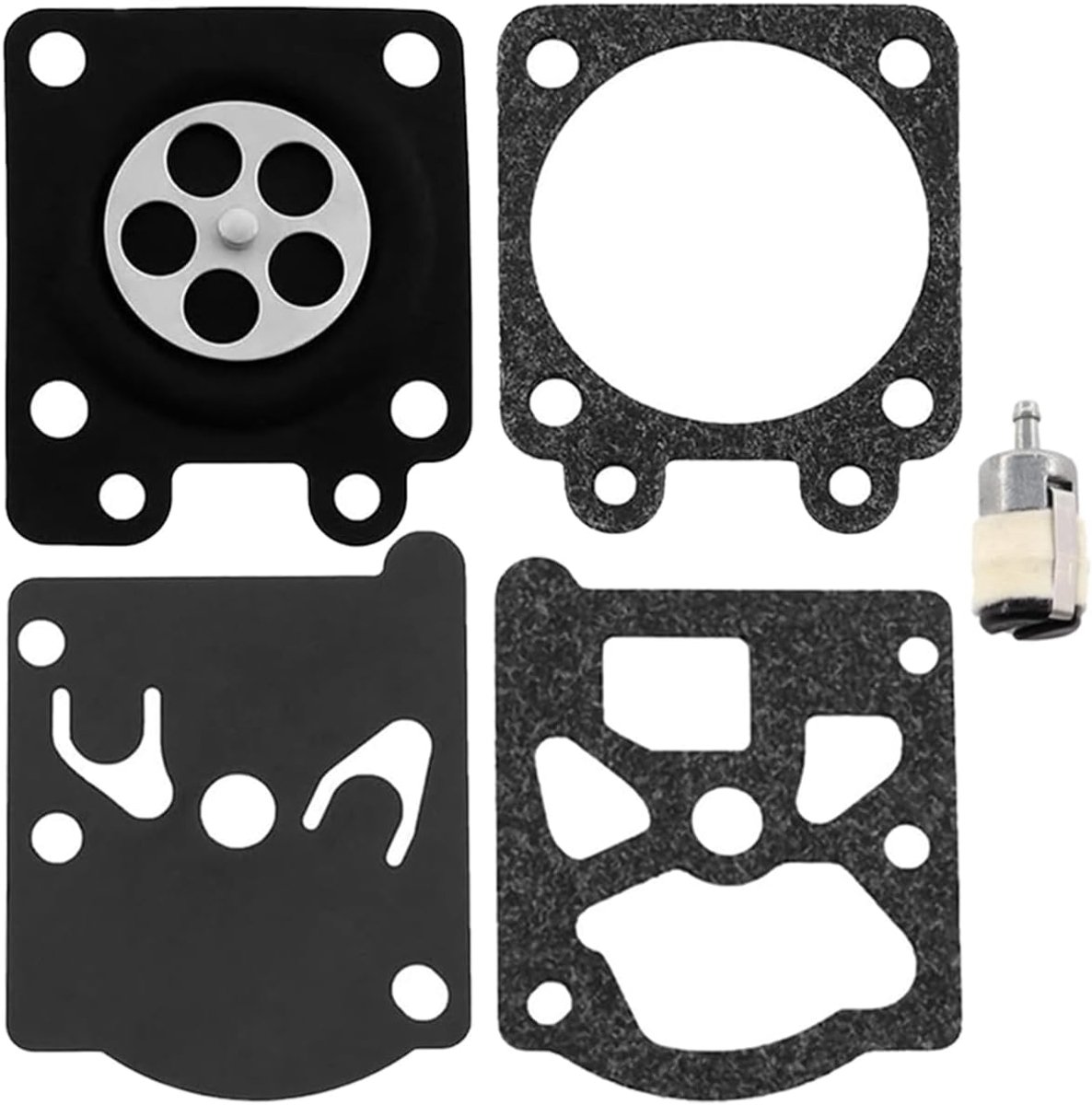 Carburetor Repair Rebuild Kit for Dolmar PS32 PS35 PS350 PS420 Chainsaw Accessories for Walbro C1Q Carburetor Diaphragm Repair Gasket Kit