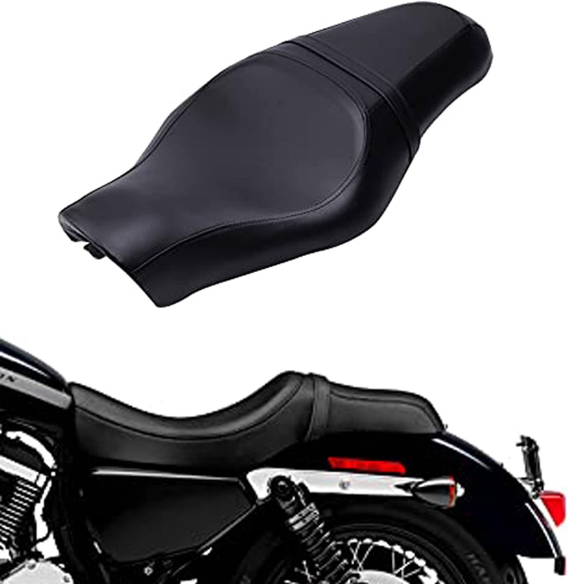 Bijrijdersstoel 2 Up voor Sportster XL 883 1200 48 72 Cafe Racer