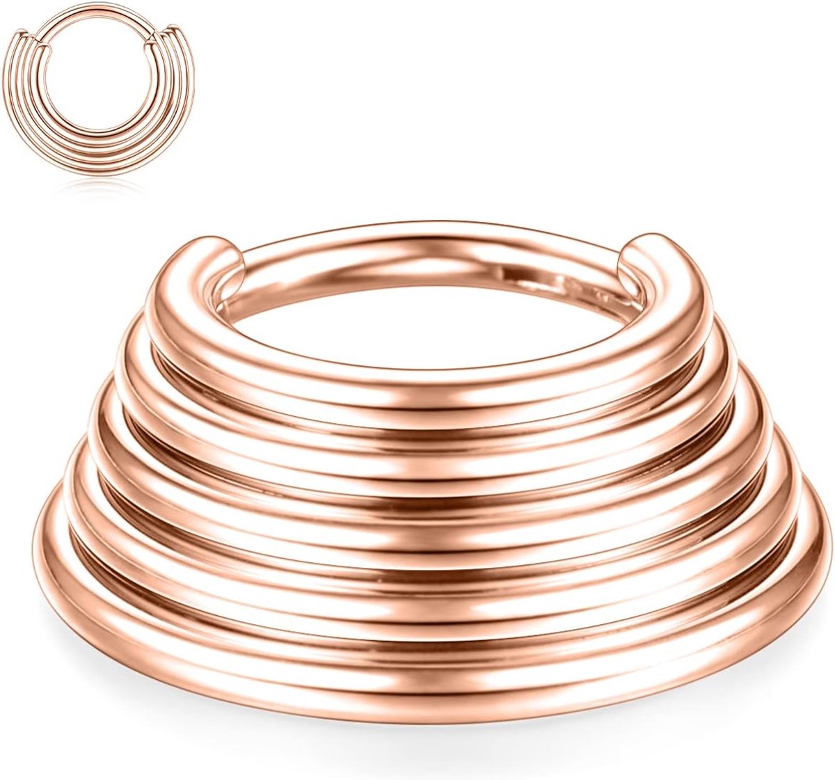 Hengkaixuan Neuspiercing 316L chirurgisch staal 16g oorpiercing helix unisex septum piercing