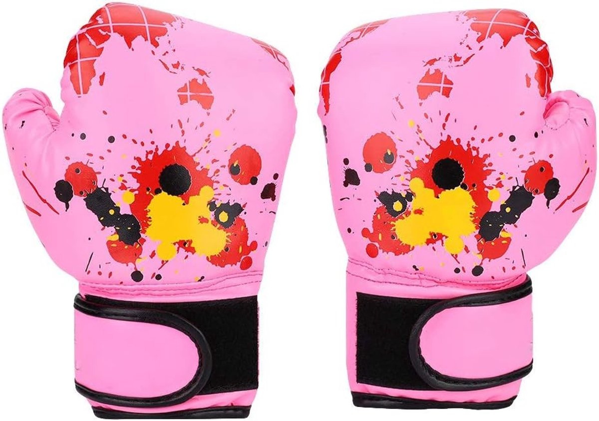 Ademend Bokshandschoenen voor Kinderen van Hoogwaardige PU Leer, Geschikt voor Boksen, Muay Thai en Vechttraining voor Kinderen van 2-11 Jaar