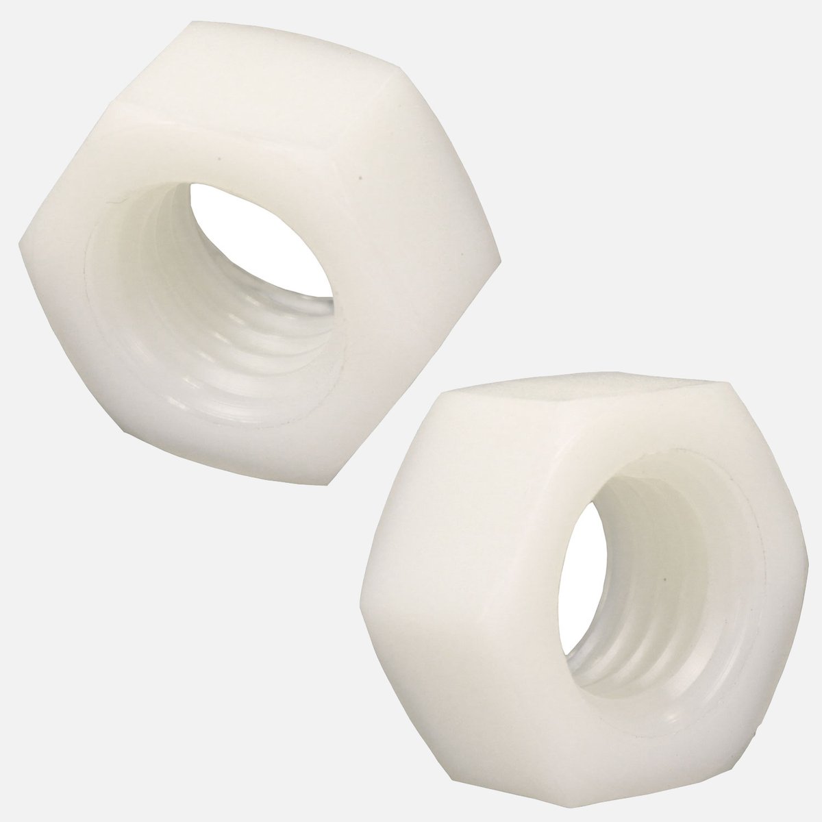 (200 STUKS) M5 ZESKANTMOER NYLON (POLYAMIDE) DIN 555