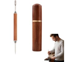SolidKeus - WDT Espresso Gereedschap met Natuurlijke Palissander Handvat