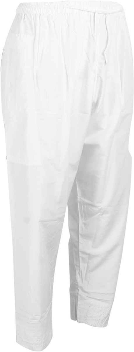 SolidKeus - Losse Broek van Polyester Katoen met Elastische Band