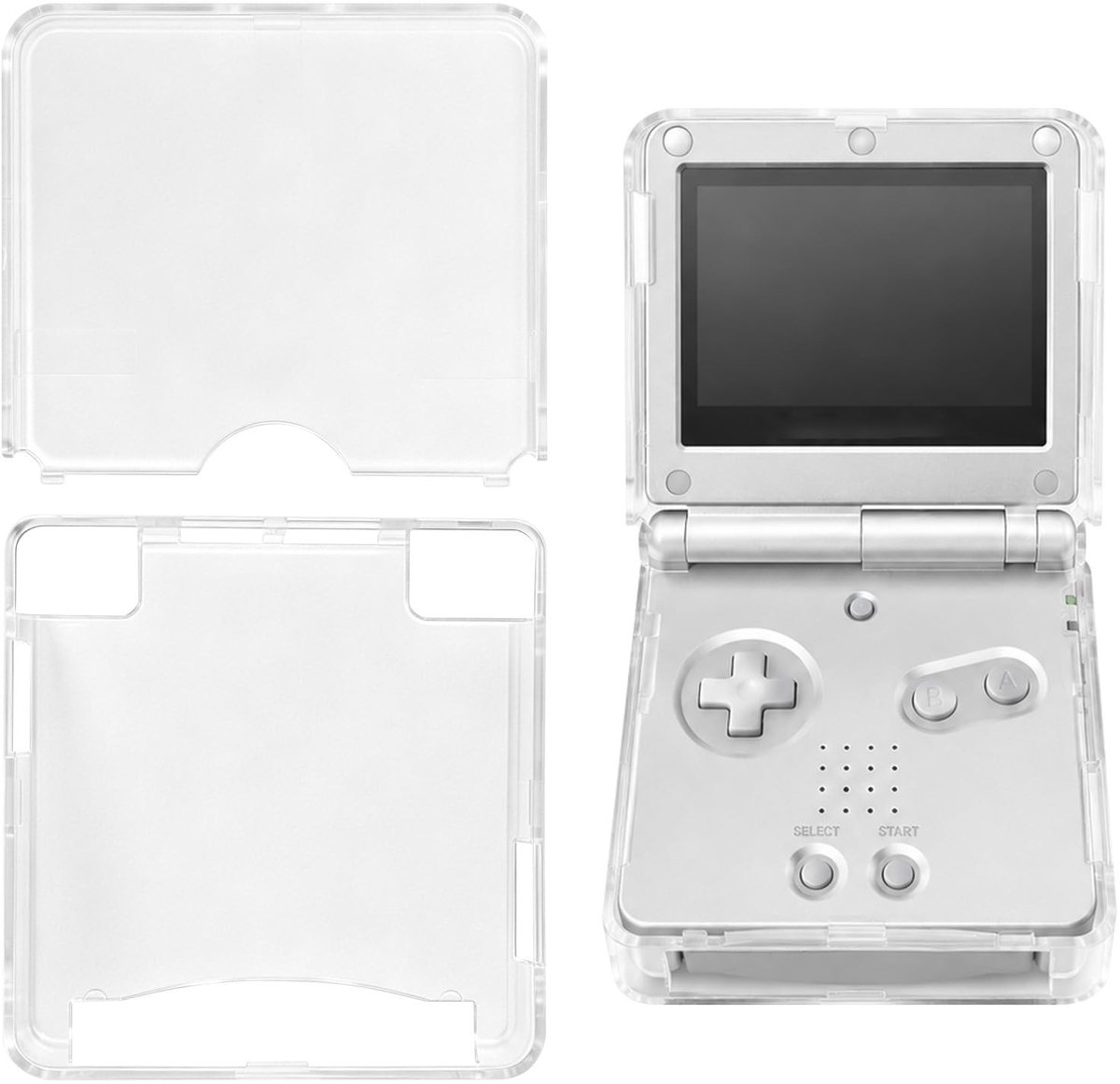 SolidKeus - Transparante Beschermhoes voor Gameboy Advance SP