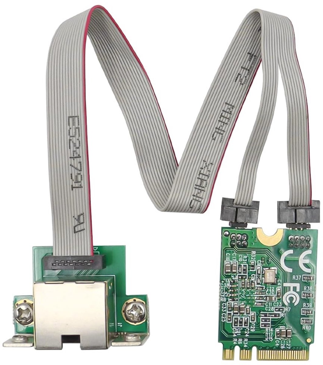 SolidKeus - M.2 Gigabit LAN Ethernet Adapter voor Snelle Netwerkverbinding