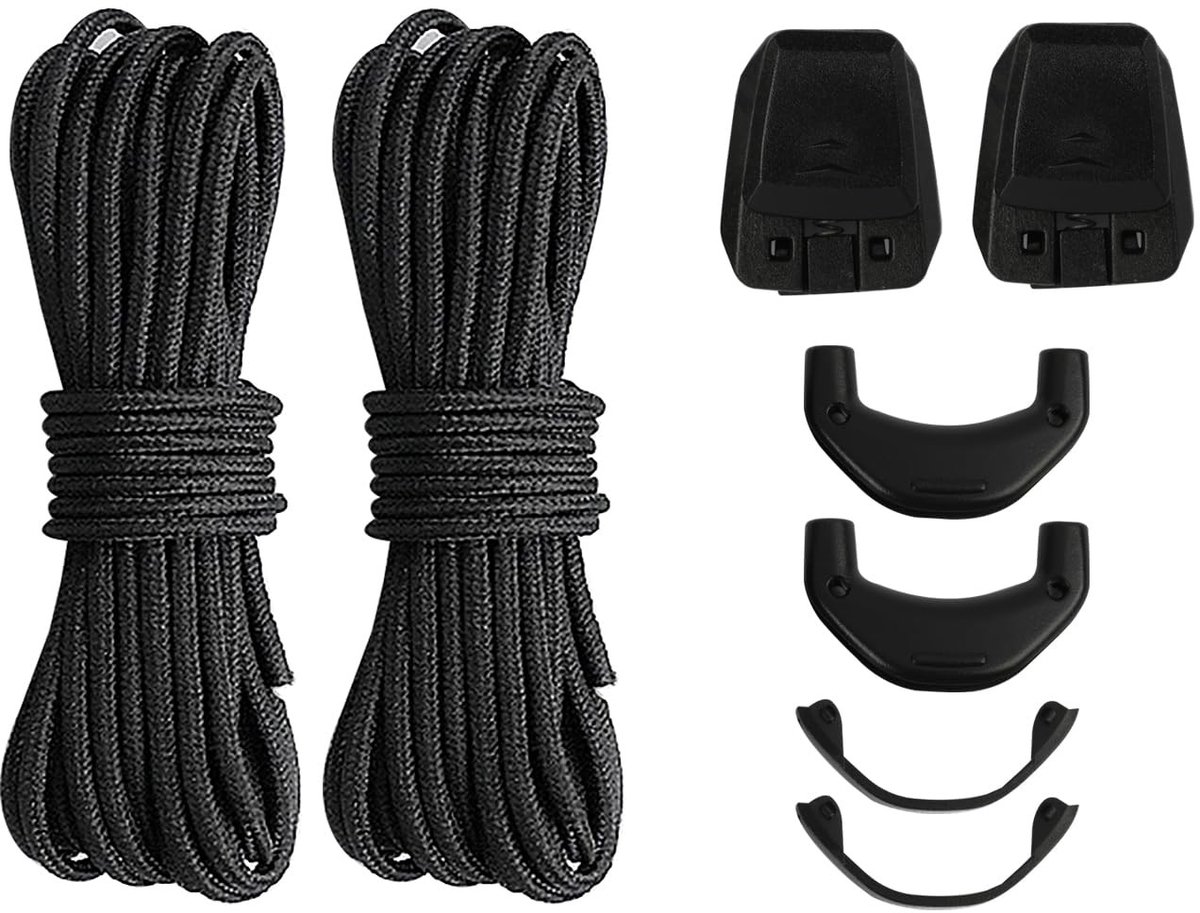 SolidKeus - Vervangende Veters voor Ski- en Sportschoenen, 1.5mm Dikte