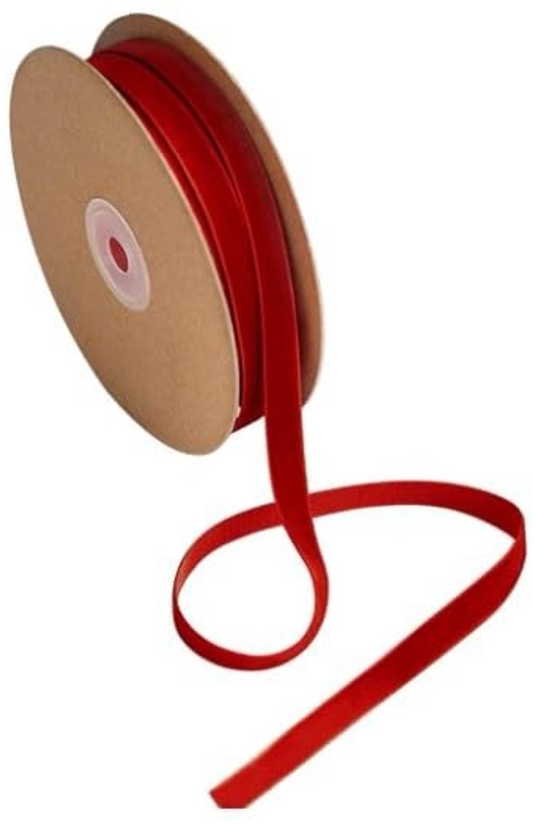 SolidKeus - Rode Fluwelen Cadeaulint voor Decoratie