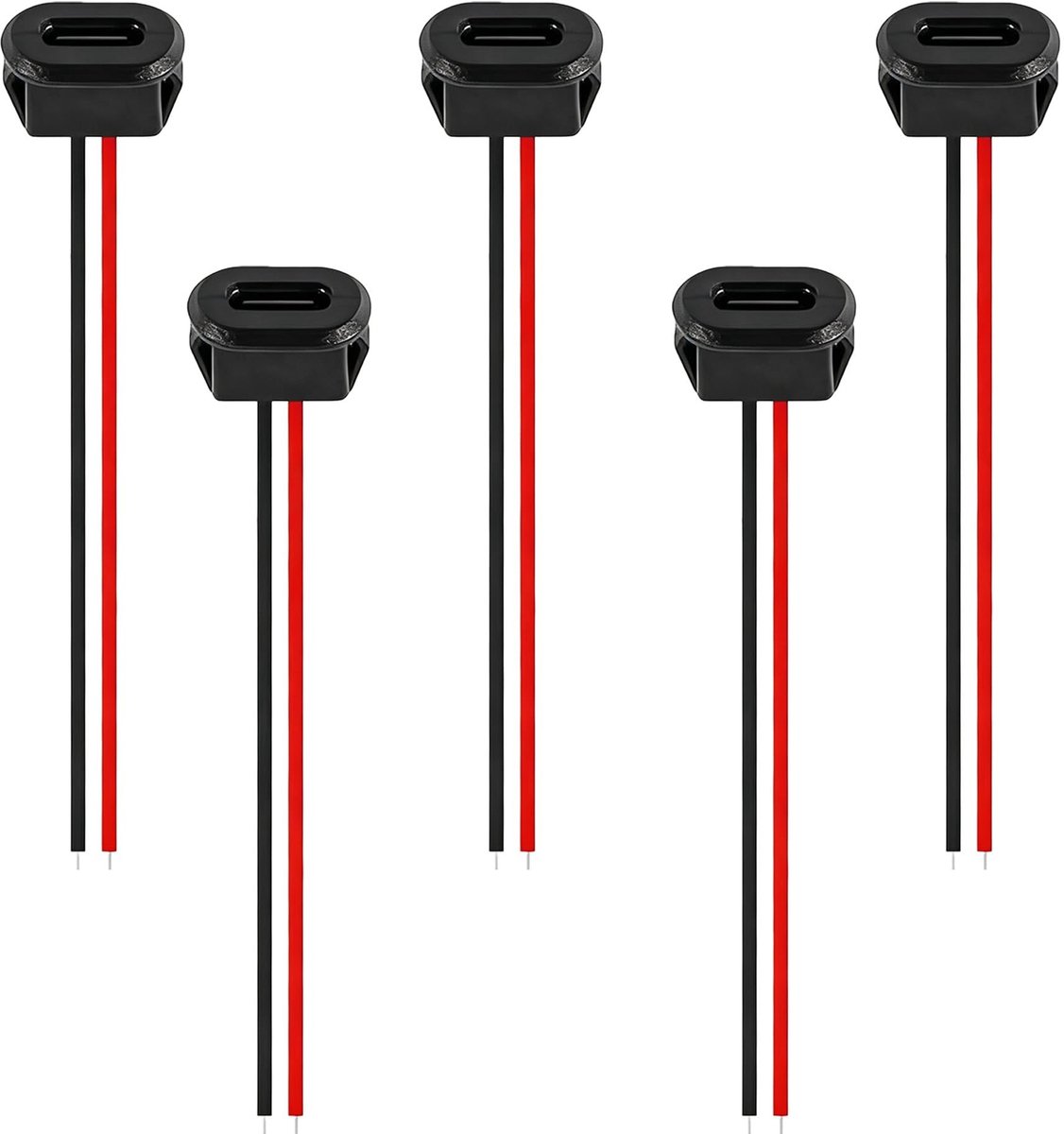 SolidKeus - 5 Stuks USB C Snellaadaansluitingen 3A