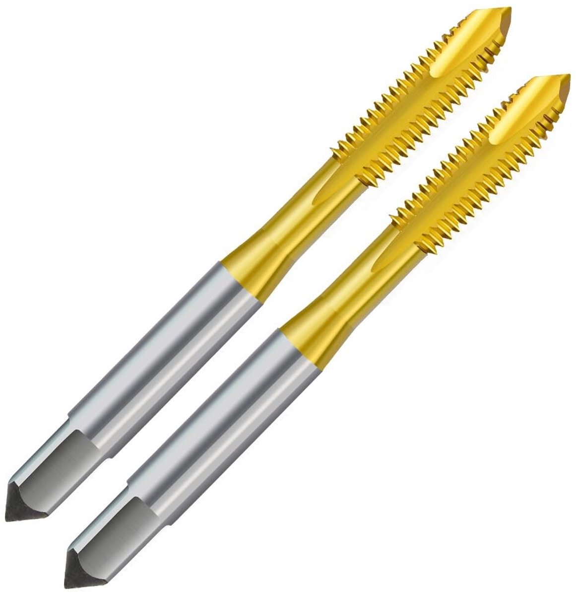 SolidKeus - M3 x 0.5 HSS Titanium Draadboor en Tapset, 2 Stuks