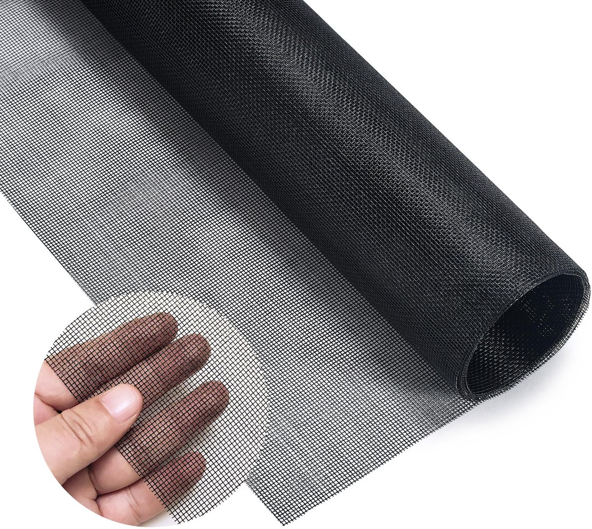 SolidKeus - Insectenwerend Vliegenscherm 120 x 250 cm Zwart