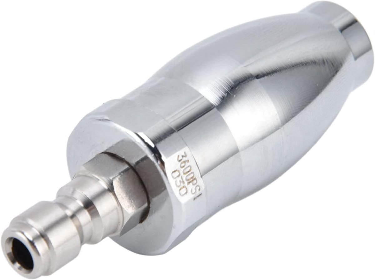 High Pressure Rotary Turbo Nozzle 1/4 Inch Quick Coupling, RVS, 3600 PSI voor Hogedrukreinigers, Effectieve Schoonmaakoplossing