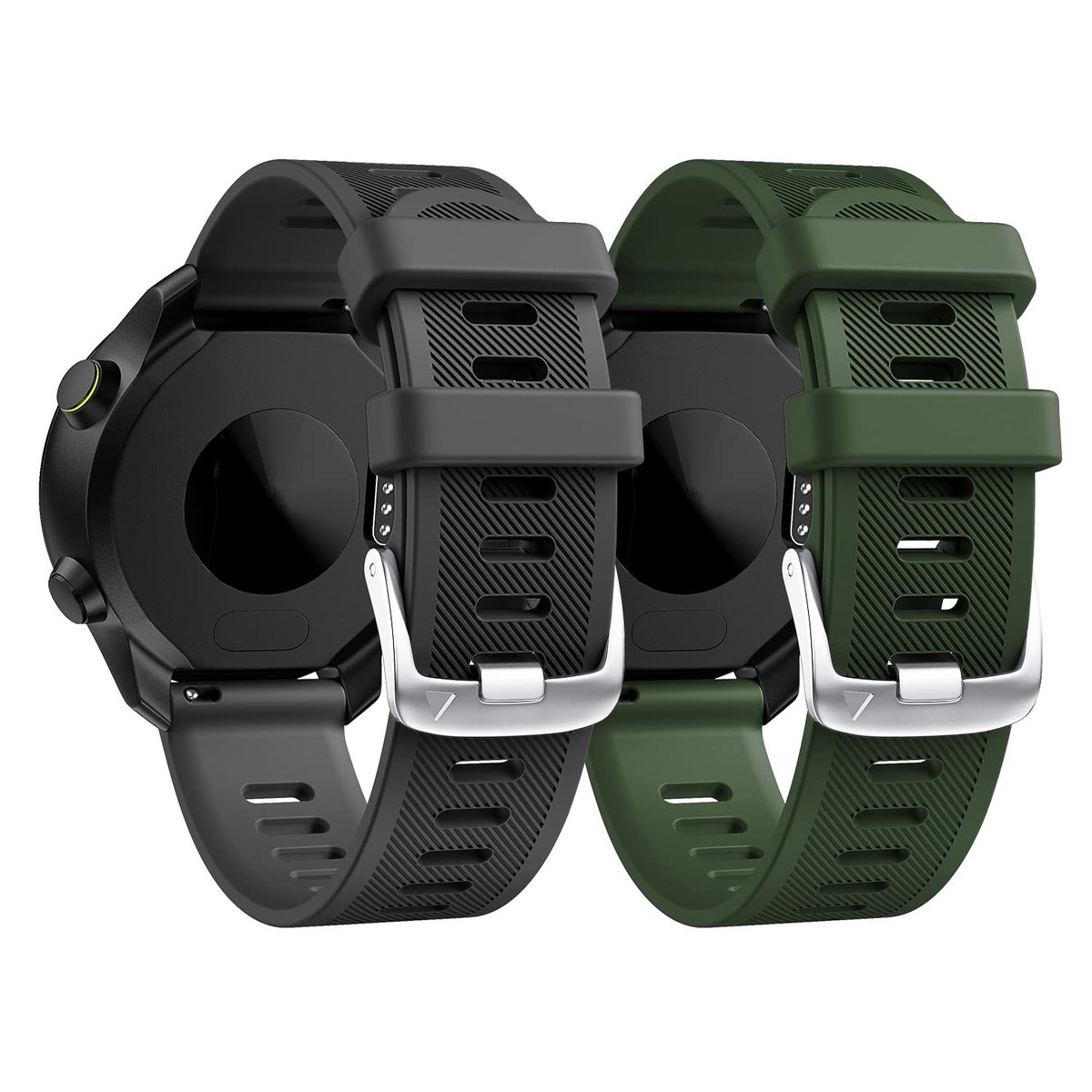 SolidKeus - 20mm Silicone Horlogeband voor Vivoactive 3 en Forerunner