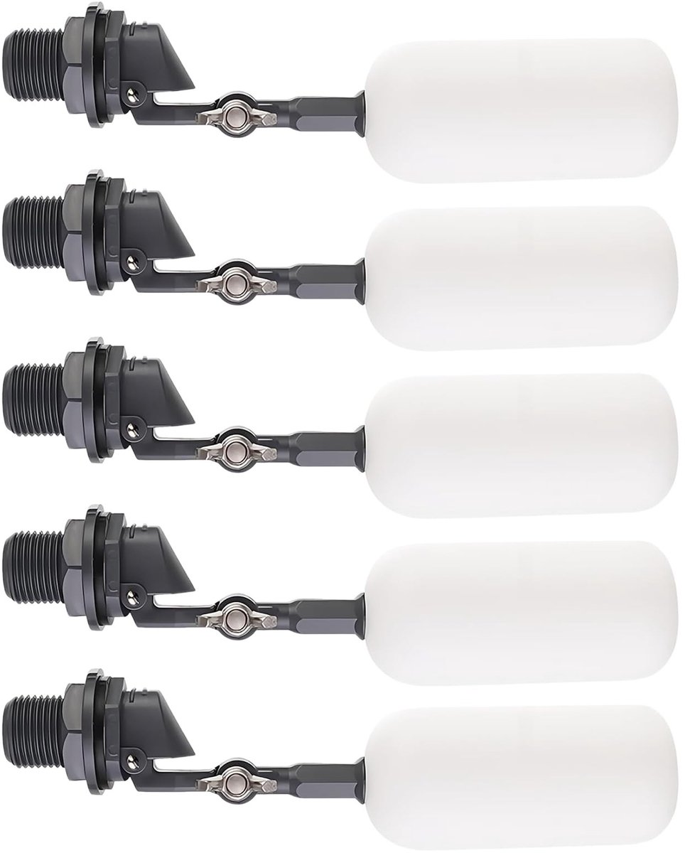 SolidKeus - Mini Float Valve Set van 5 voor Waterniveaubeheer