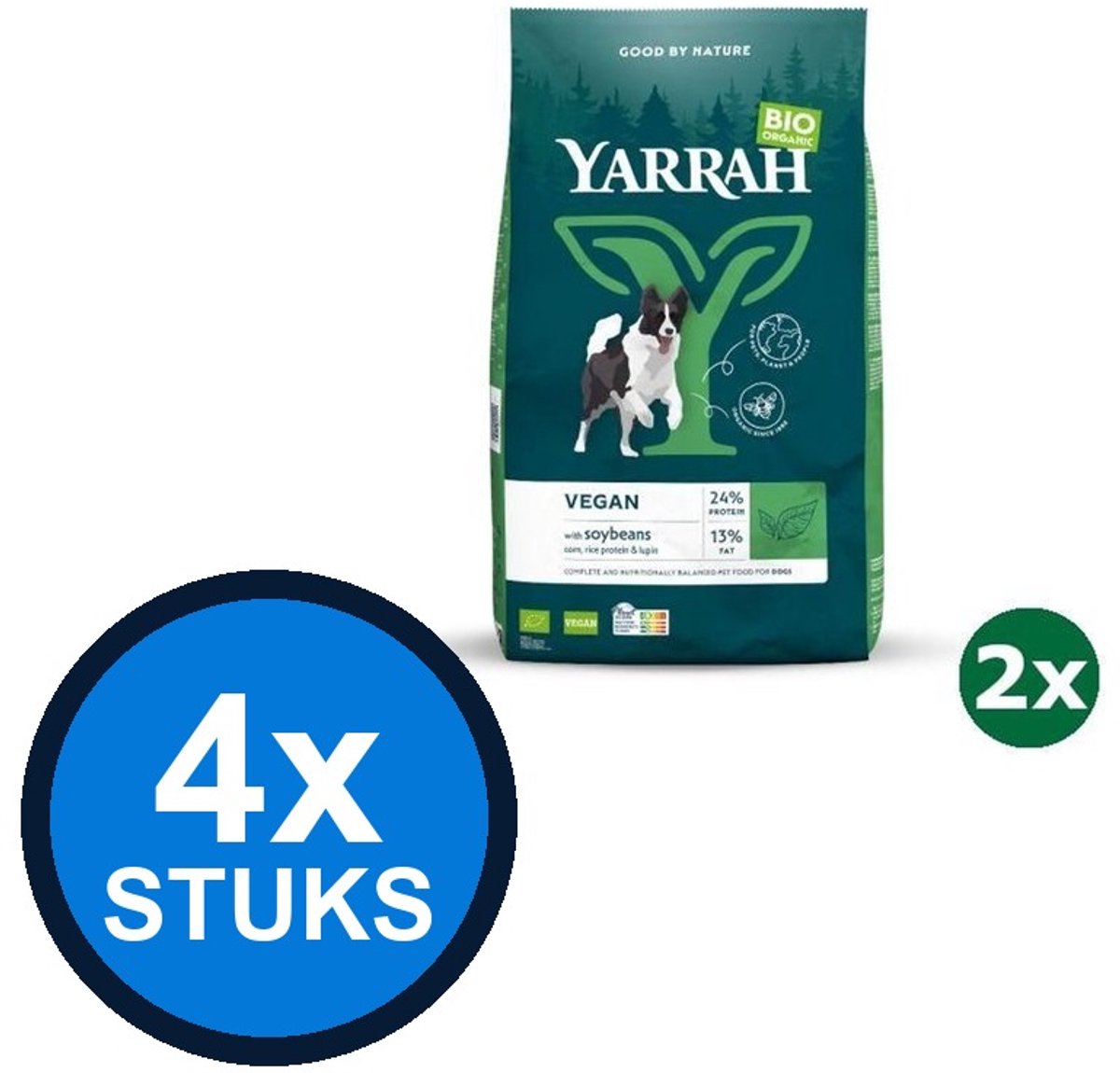 Yarrah Yarrah dog bio dry adult vega wheat free 2kg
