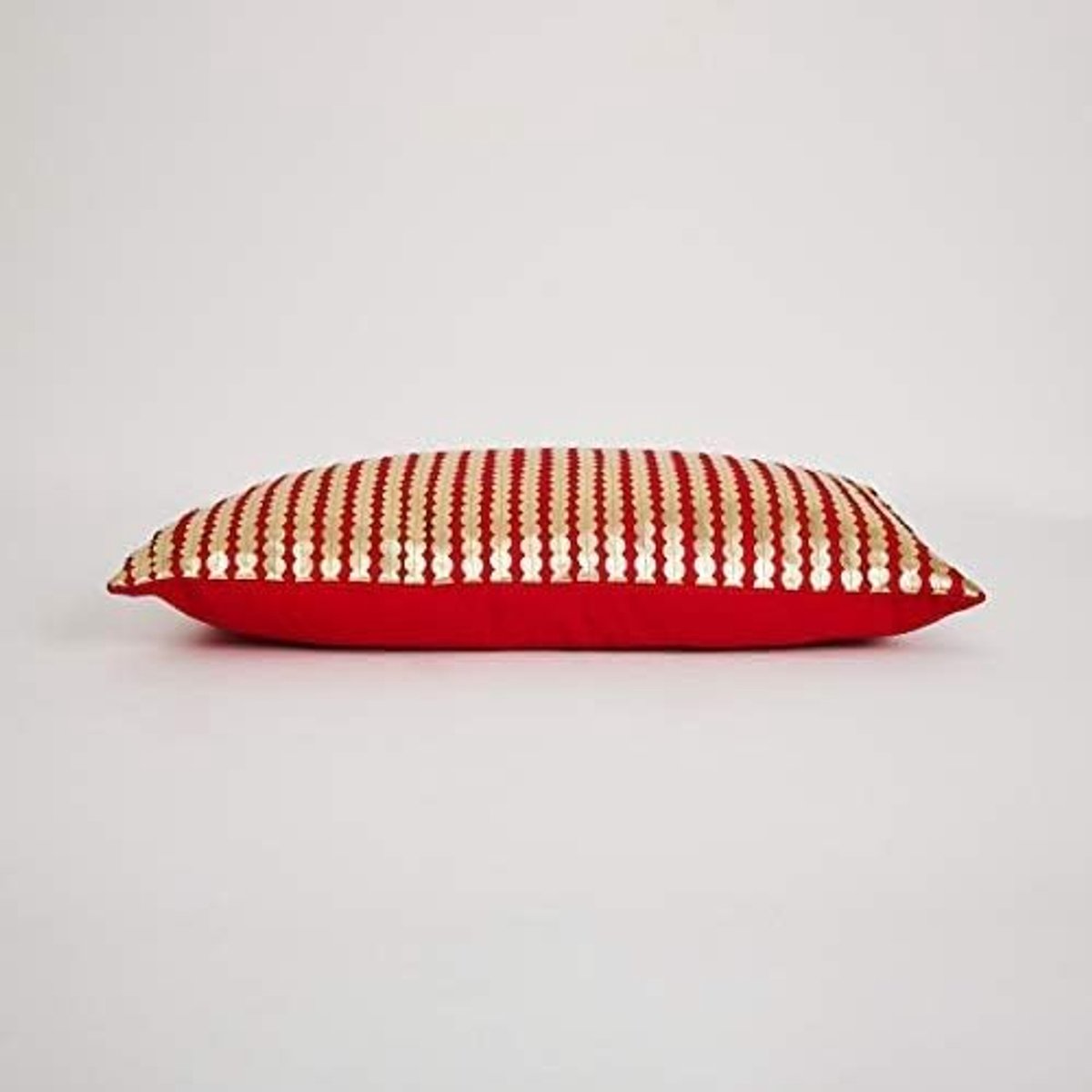 Fine Quality Celebration Applique Rechthoekige Kussenhoezen - Set Van 2 Stuks - Red Act # 278 | Curtain-Act-278