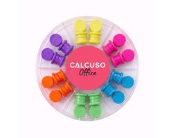 Kleurrijke Super sterke Magneten – 48 stuks, 6 kleuren elk 8 stuks – gekleurde magneten voor whiteboard, koelkast & prikbord