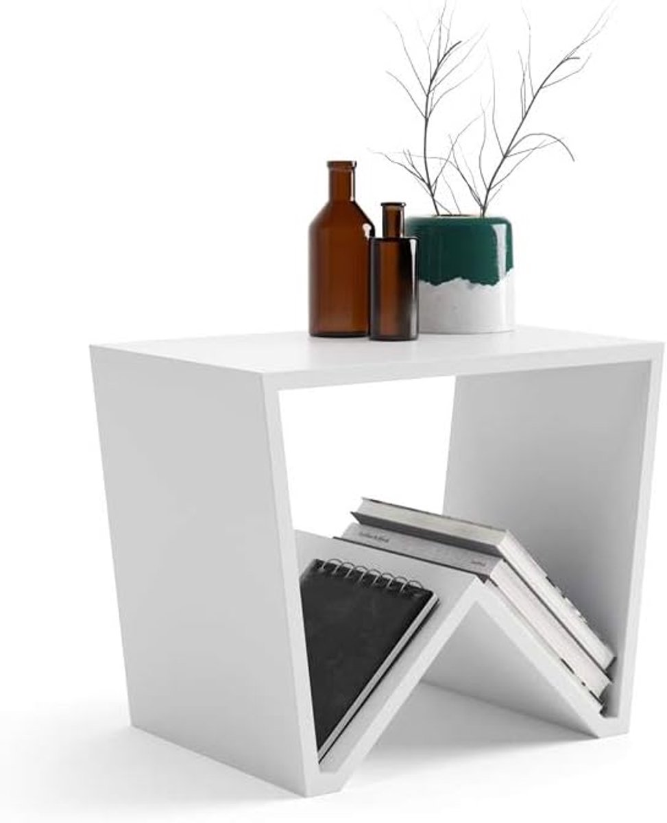 Fiver, Salontafel Emma, Mat Wit, Made In Italy