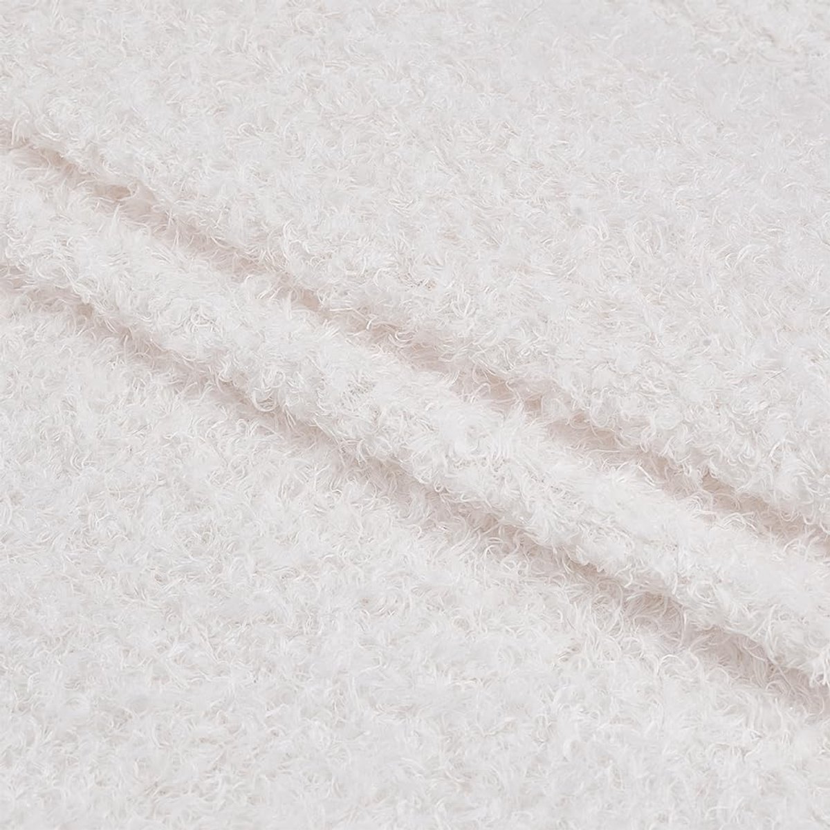 1 yard zachte krullen kunstbont 155 cm pluizige teddybeerstof Pro Yard decoratieve pluche stof voor gevulde poppen tapijten matten dekens doe-het-zelf naaien handwerk