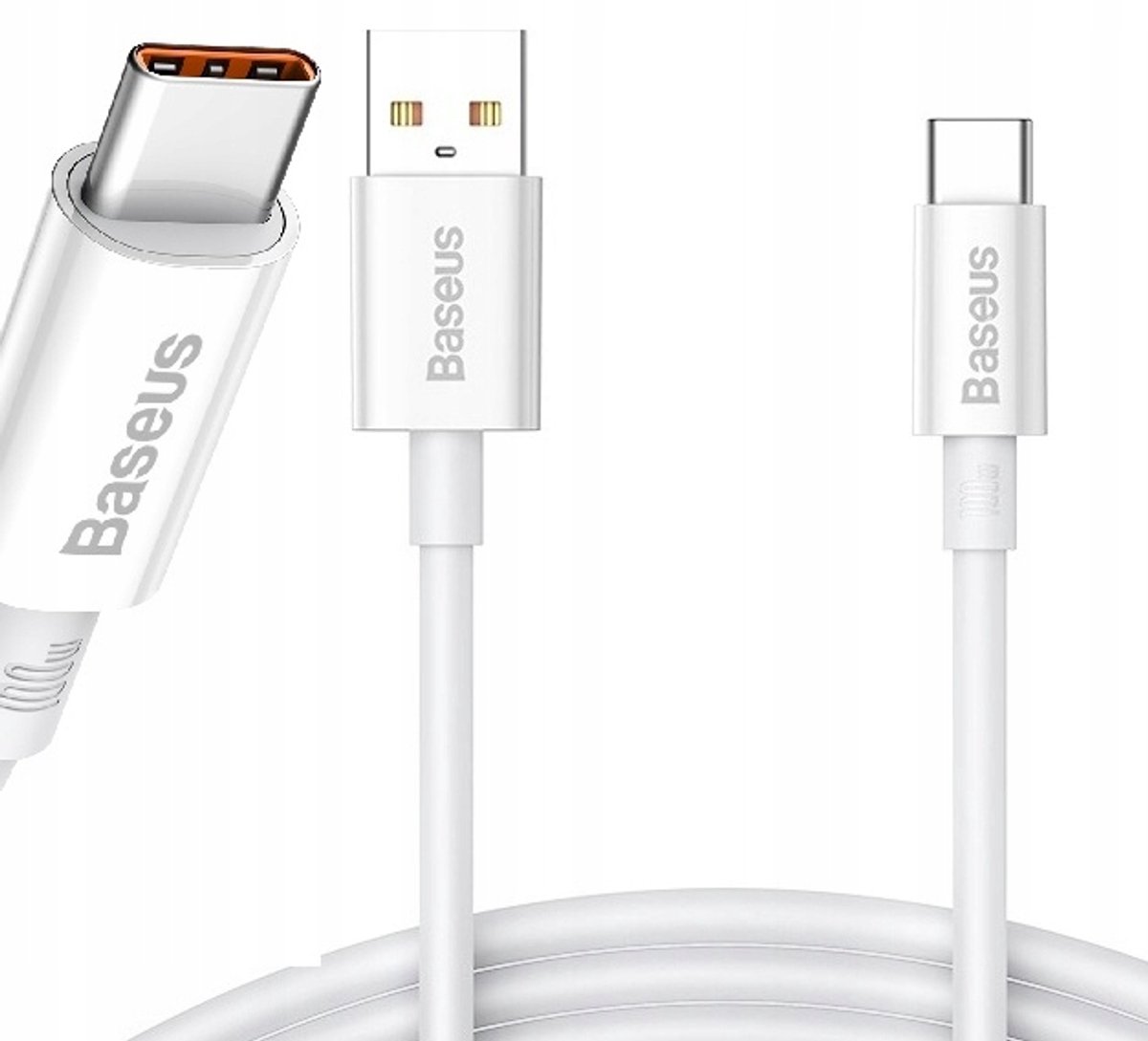 Baseus USB-C Kabel 100W 6A Snelladen voor Xiaomi 11T / 11T Pro