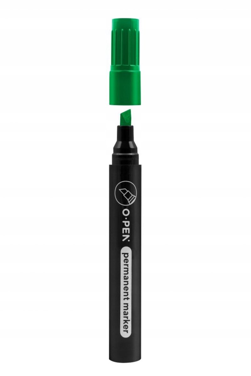 Groene permanente marker, ideaal om op school mee te schrijven