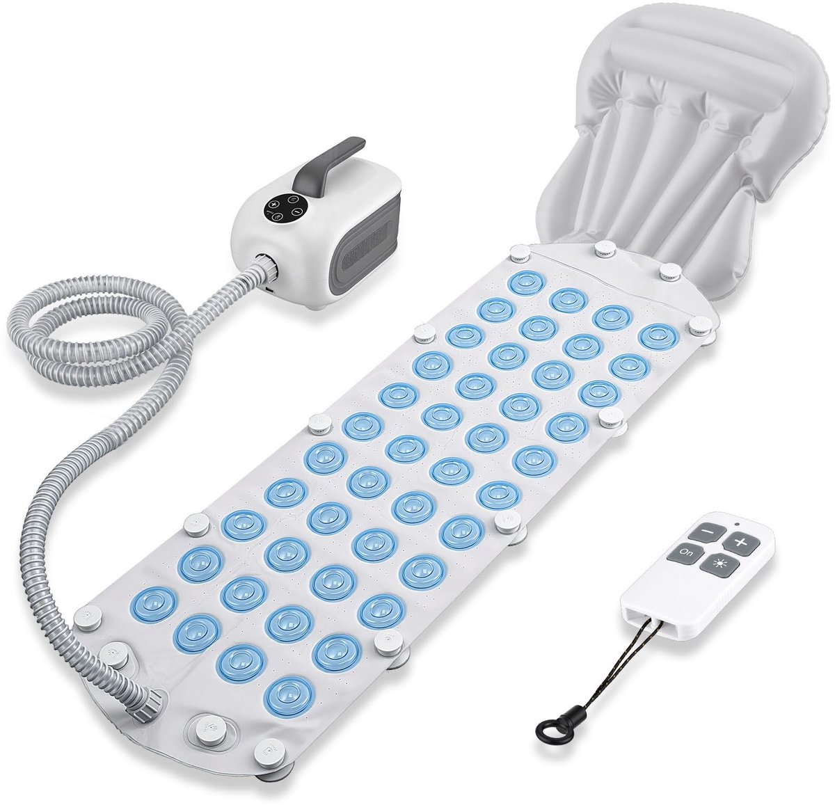 SolidKeus - Spa-Badmat met 6 Snelheden en LED Verlichting