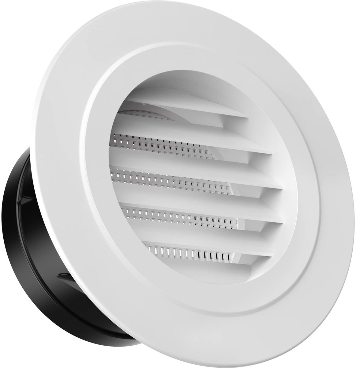 SolidKeus - Ventilatiegrille 100mm met Insectenbescherming voor Binnengebruik