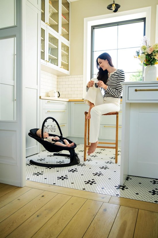 Schommelbank baby - Elektrische wip - Baby kalmeren - Met Bluetooth - Tot 9 kg - Onyx — afbeelding 3