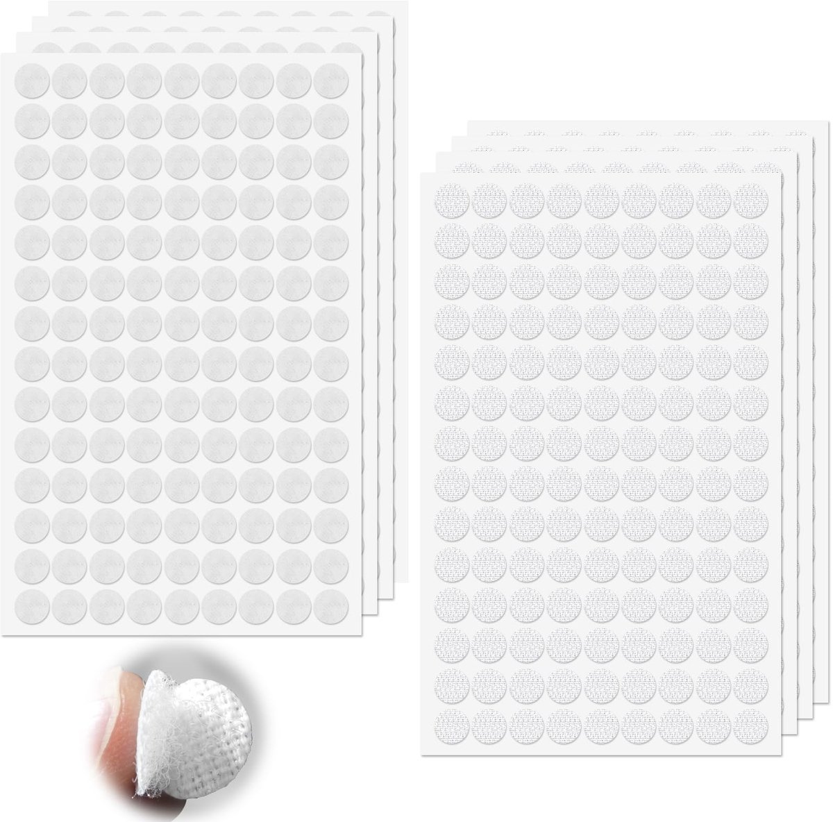 SolidKeus - 1008 Stuks Hechtdots Velcro Tape voor DIY