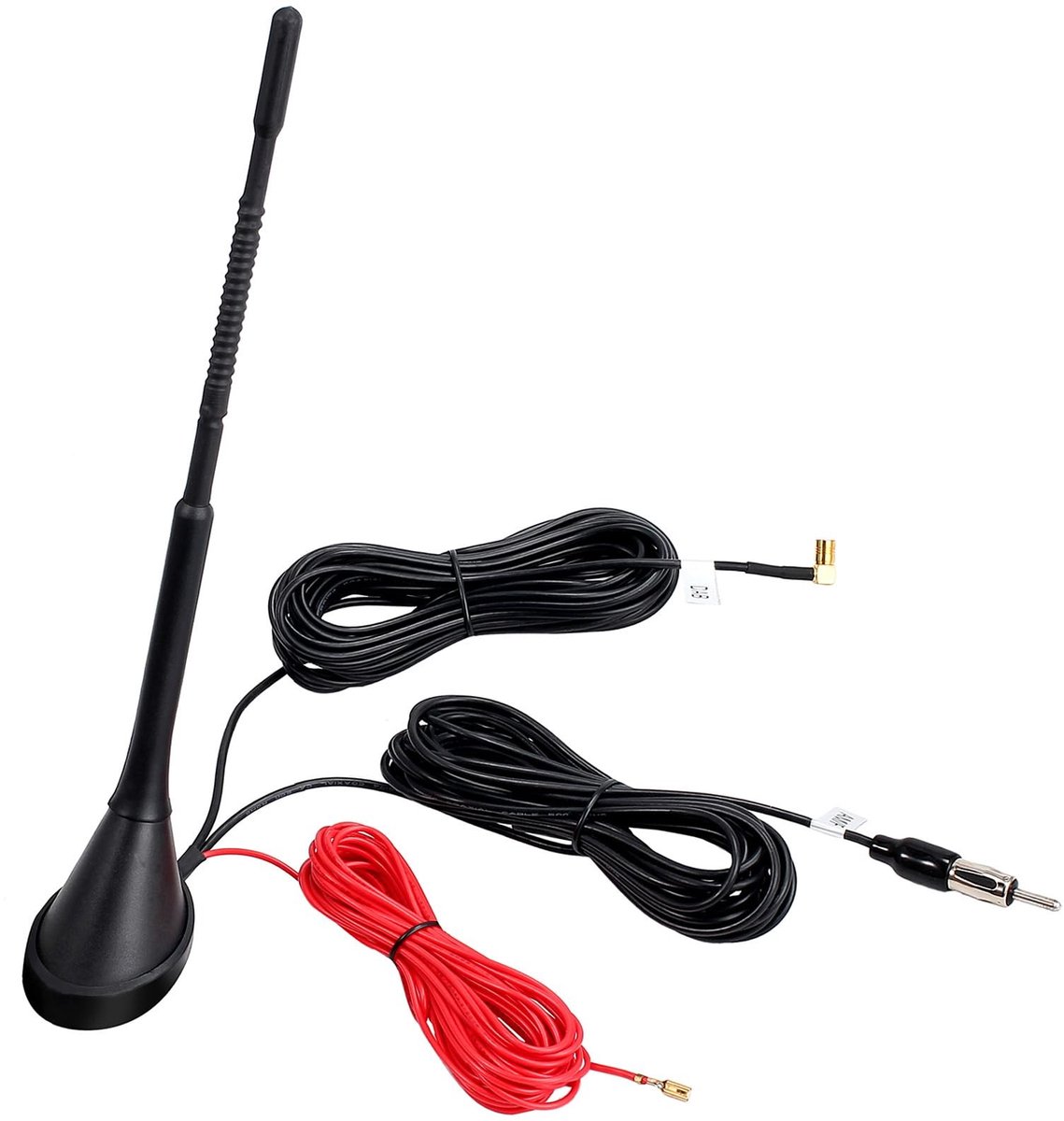 SolidKeus - Universele DAB+ FM Auto Antenne met 5 Meter Kabel