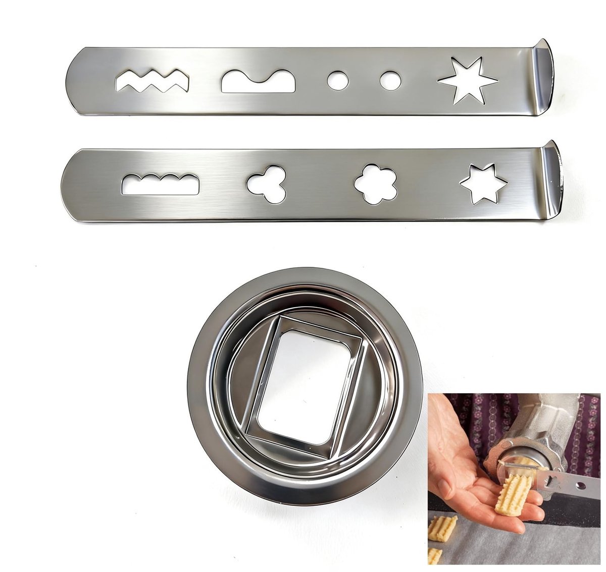 SolidKeus - RVS Bakvorm Accessoire met 8 Vormen voor MUM4/MUM5